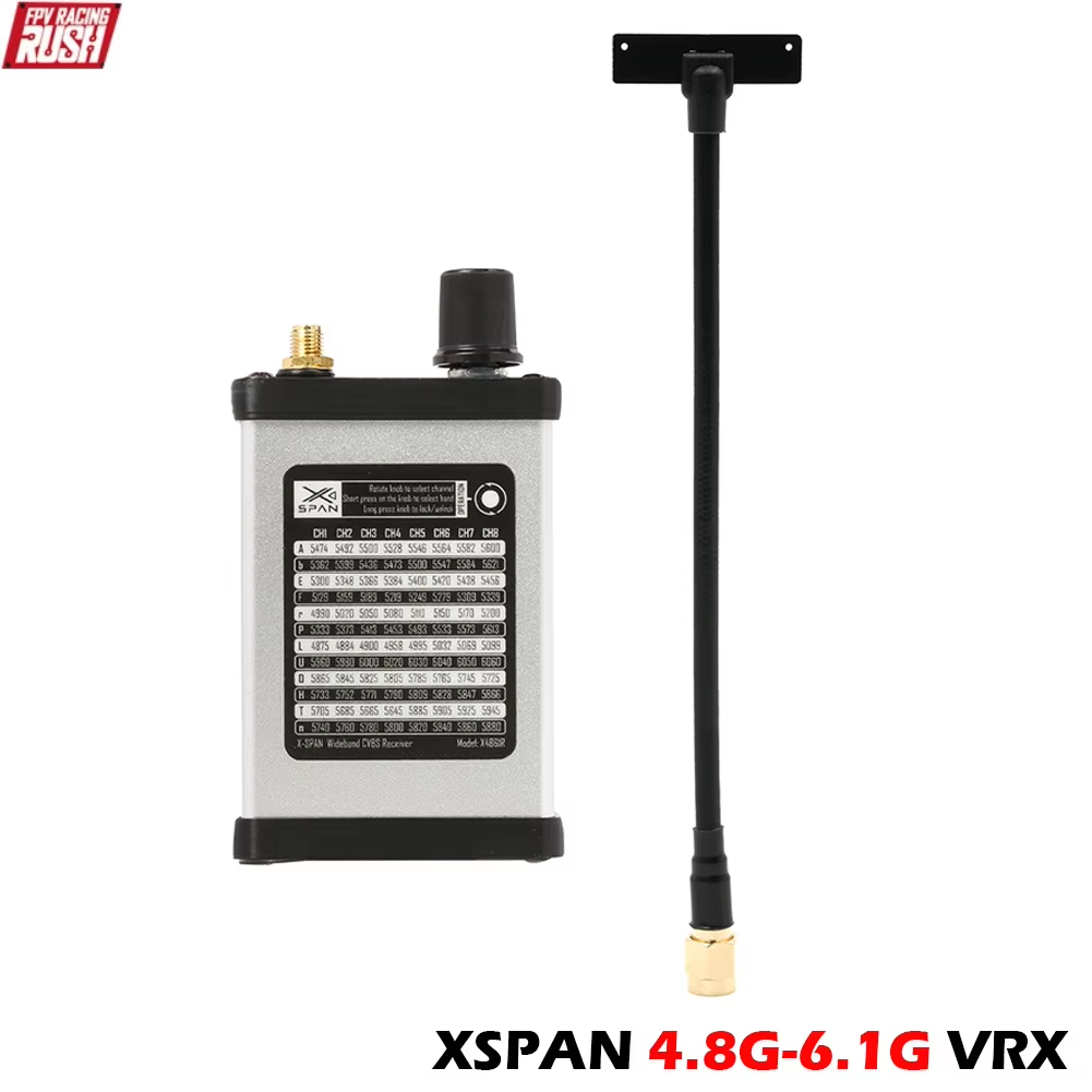 RushFpv 6.1G-7.2G / 4.8G-6.1G  - Fpv Drone Kit recension och pris