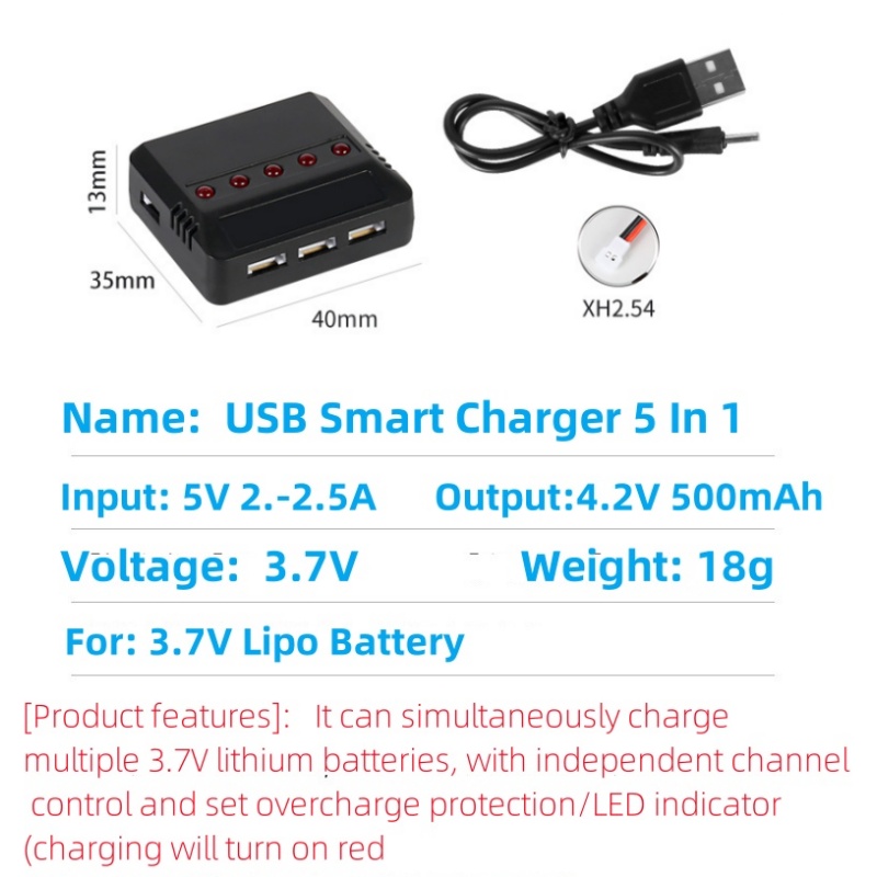 Syma X5HW X5HC X5C X5SW 3.7V 5 - Fpv Drone Charger recension och pris