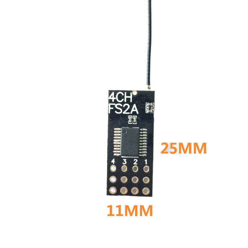 Flysky FS2A Mini Receiver 4CH  - Fpv Drone Battery recension och pris