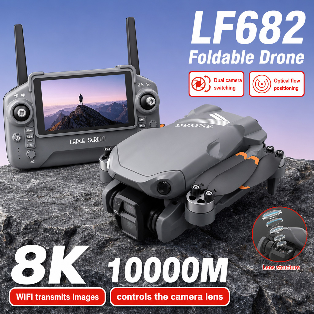 Aerial Photo LF682 Drone 8K HD - Fpv Drone Charger recension och pris