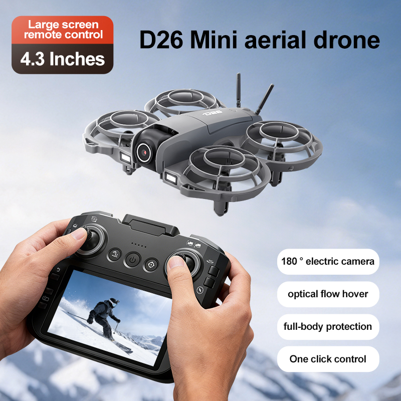 D26 Drone 4K Aerial HD 180° Ca - Fpv Drone Charger recension och pris
