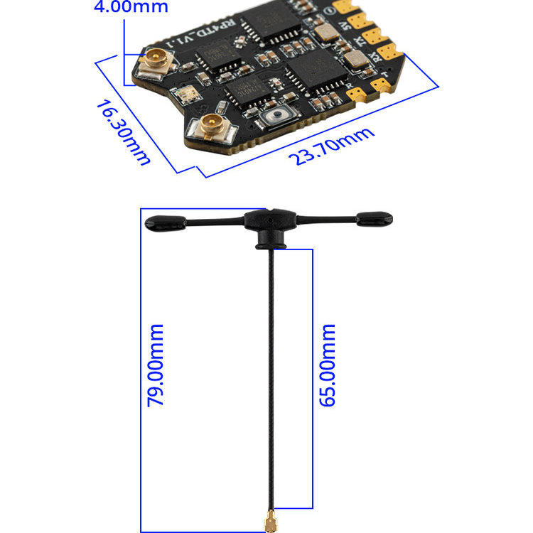 RadioMaster RP4TD ExpressLRS 2 - Fpv Drone Vtx recension och pris